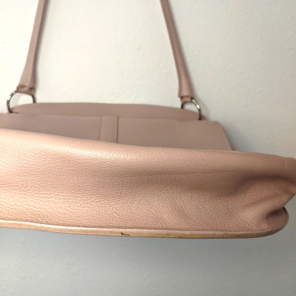 Furla Vintage Top Handle Purse Mauve Light Pink - Picture 14 of 14